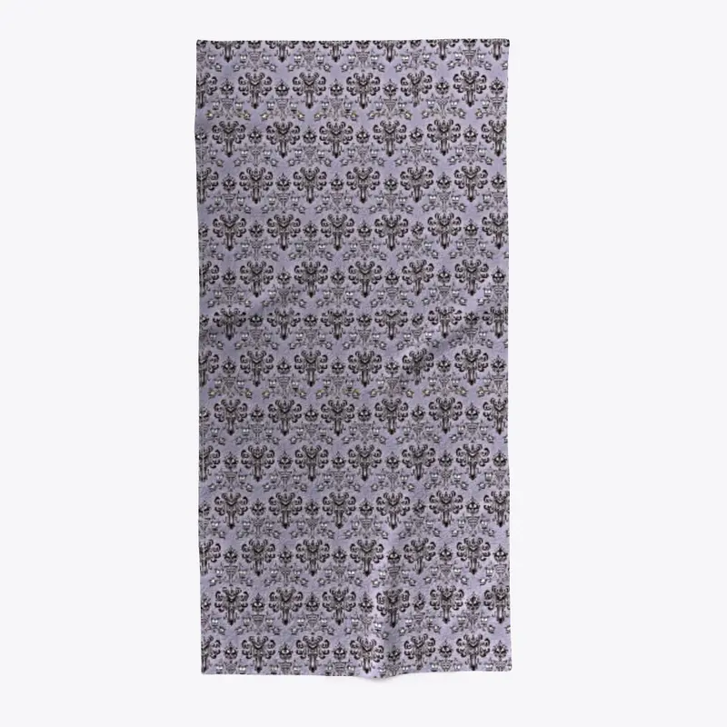 Haunted wallpaper beach towel